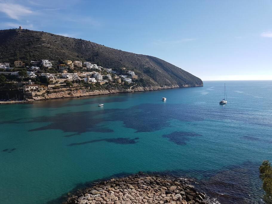 Casa Vista Moraira Met Fantastisch Zeezicht En Gemeenschappelijk Zwembad Teulada